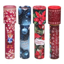 Калейдоскоп малый, классический, 15см, пластик, картон, 4 дизайна СНОУ БУМ